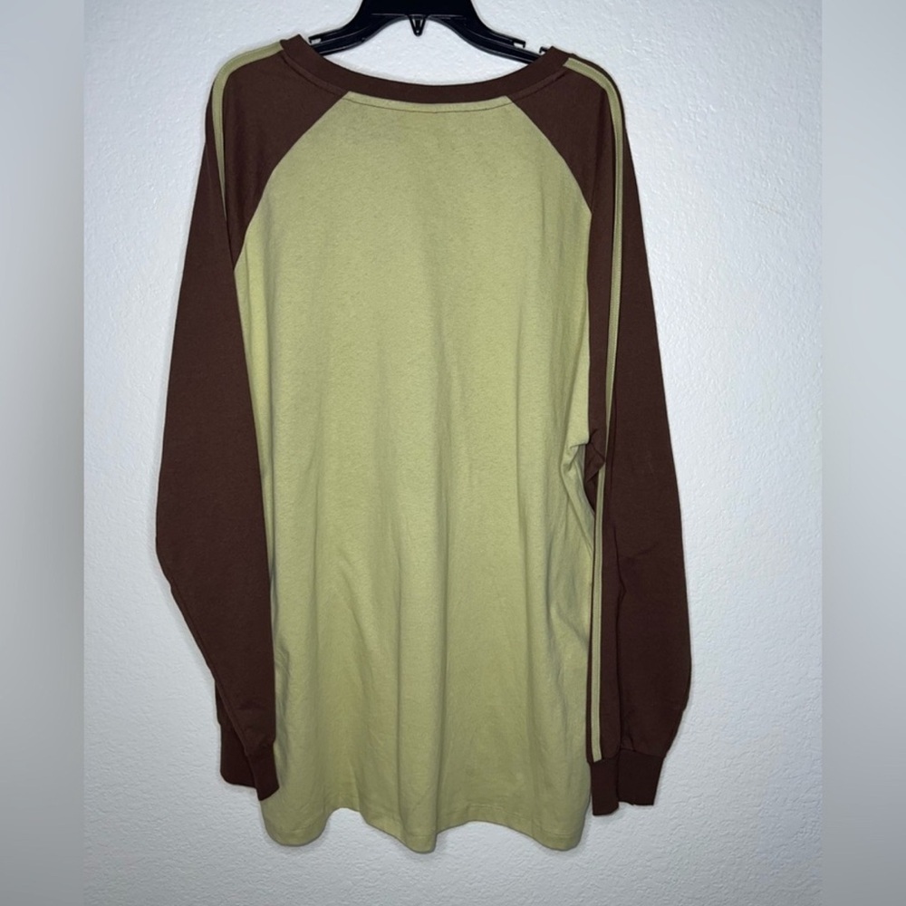 Urban Outfitters Brown and Cream Long Sleeve Tee - Picture 6 of 8